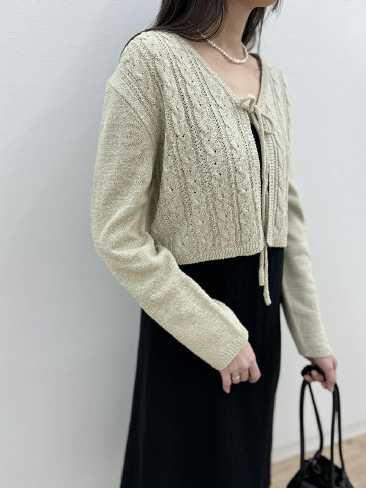 Most - Korean Women Fashion - #shopsmall - Leeds Twiddle Cardigan - 4