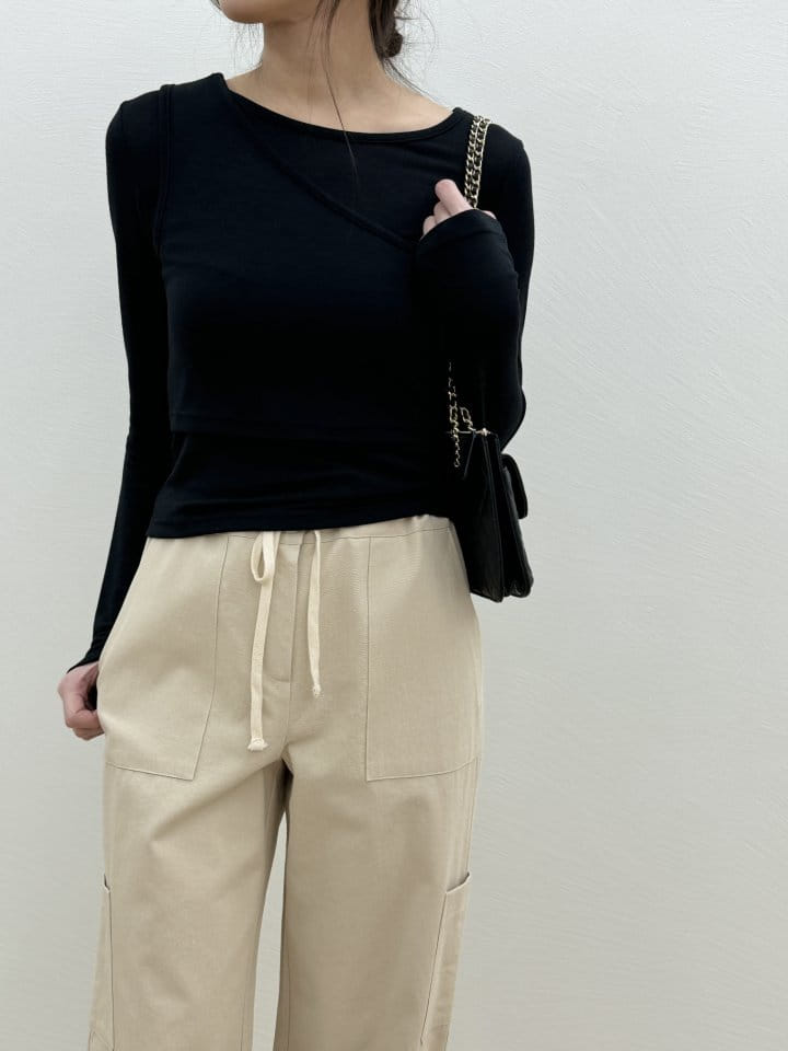 Most - Korean Women Fashion - #momslook - Bes Layered Tee - 4