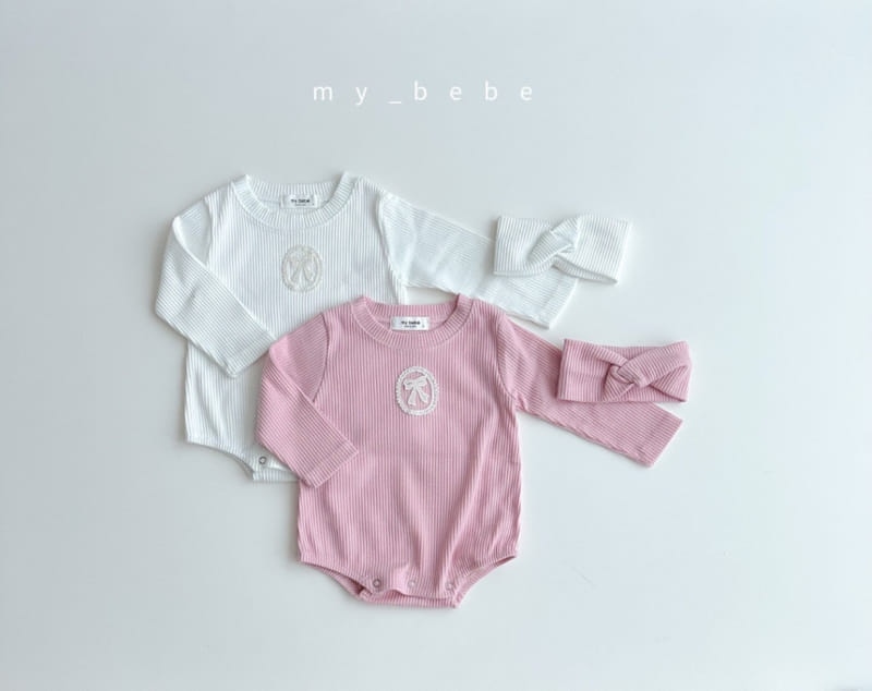 My Bebe - Korean Baby Fashion - #babyboutiqueclothing - Lace Basic Body Suit