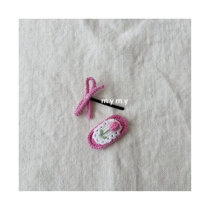 My Socks - Korean Children Fashion - #Kfashion4kids - Social Worker Hair Pin Set - 2