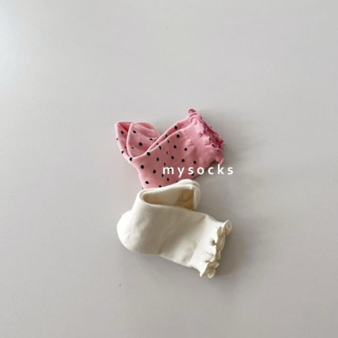 My Socks - Korean Children Fashion - #kidsshorts - Strawberry Cream Bun Socks Set