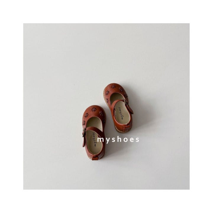 My Socks - Korean Children Fashion - #littlefashionista - Florist Flats - 6