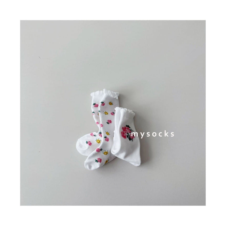 My Socks - Korean Children Fashion - #prettylittlegirls - Cook Socks Set - 3