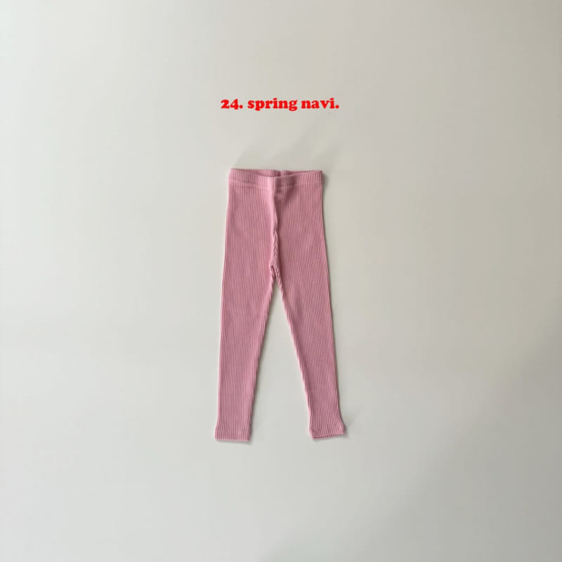 Navi - Korean Children Fashion - #Kfashion4kids - Rib Leggings - 7