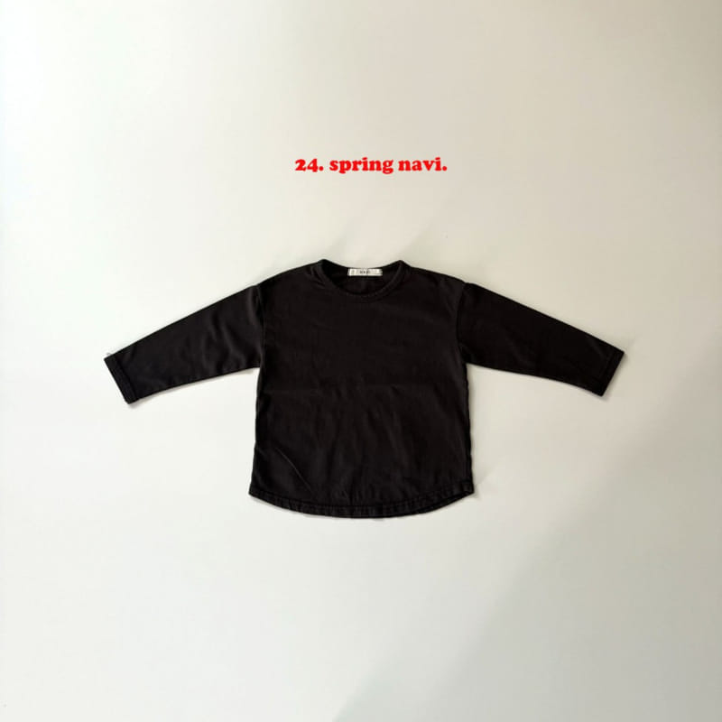 Navi - Korean Children Fashion - #designkidswear - Basic Tee - 2