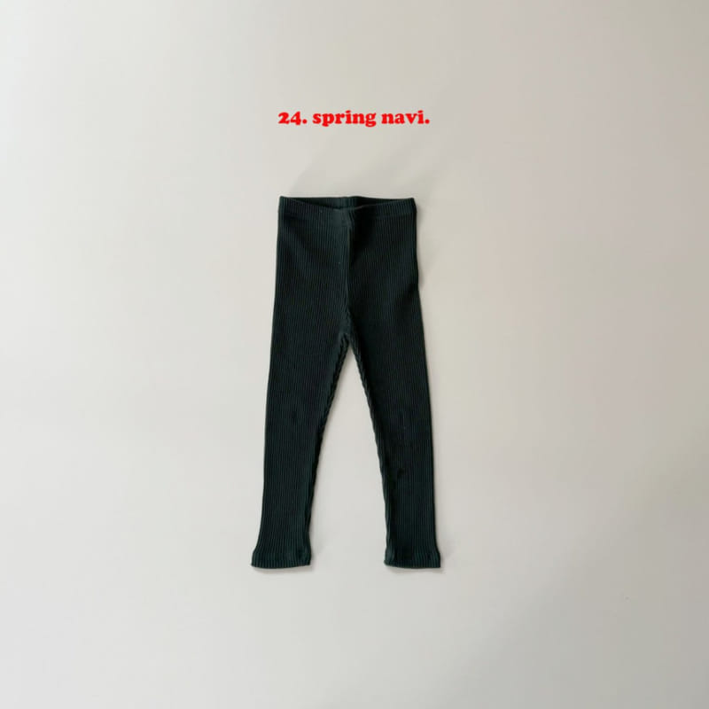 Navi - Korean Children Fashion - #fashionkids - Rib Leggings - 3