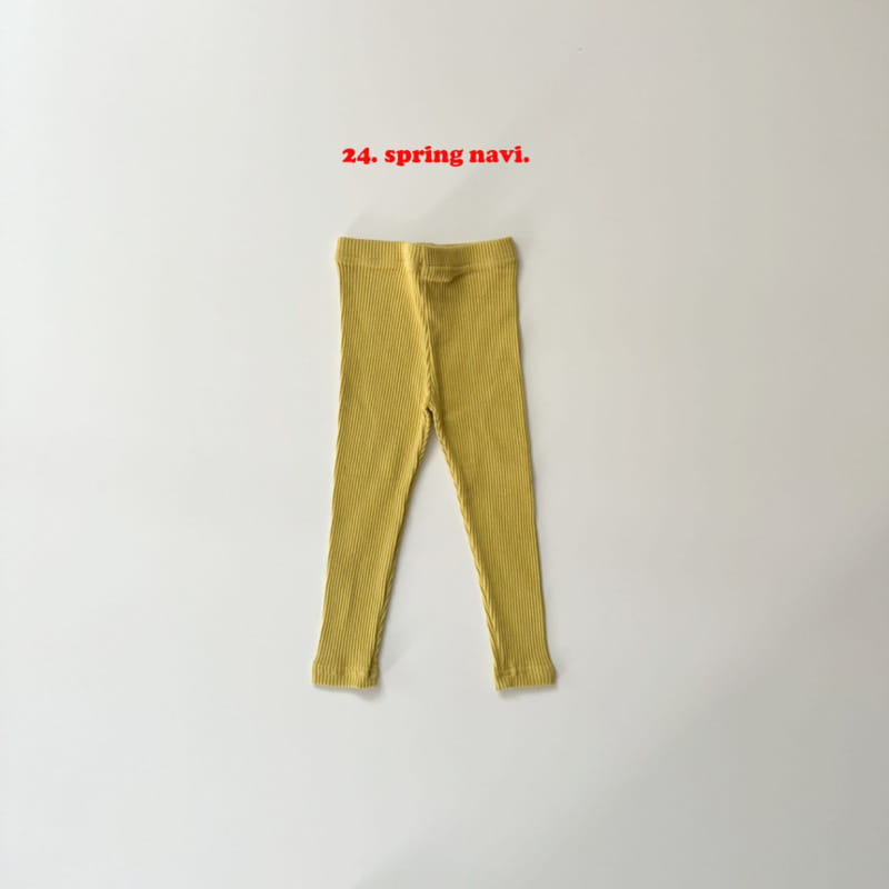 Navi - Korean Children Fashion - #kidsstore - Rib Leggings - 5