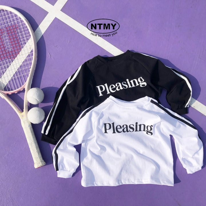 Nice To Meet You - Korean Children Fashion - #childrensboutique - Pleasing Raglan Tee