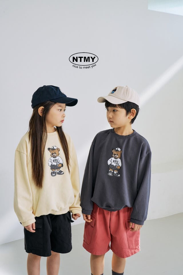 Nice To Meet You - Korean Children Fashion - #designkidswear - R Bear Sweatshirt - 9