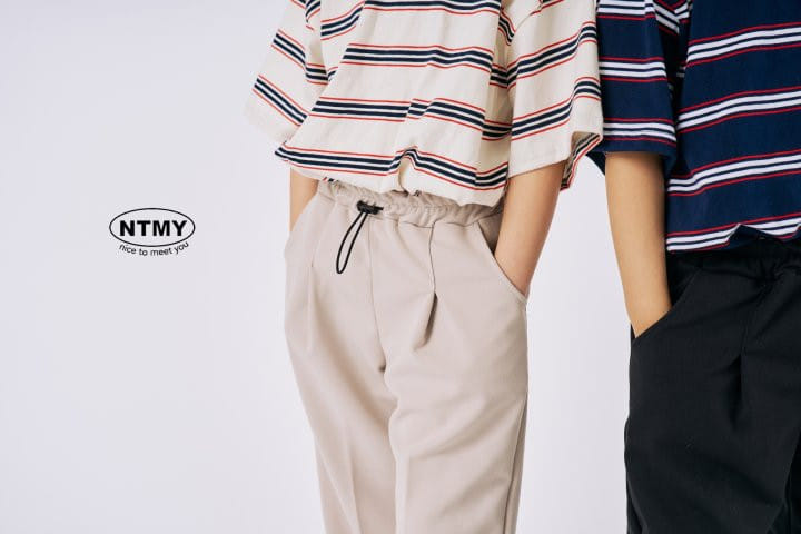 Nice To Meet You - Korean Children Fashion - #fashionkids - Benz String Pants - 2