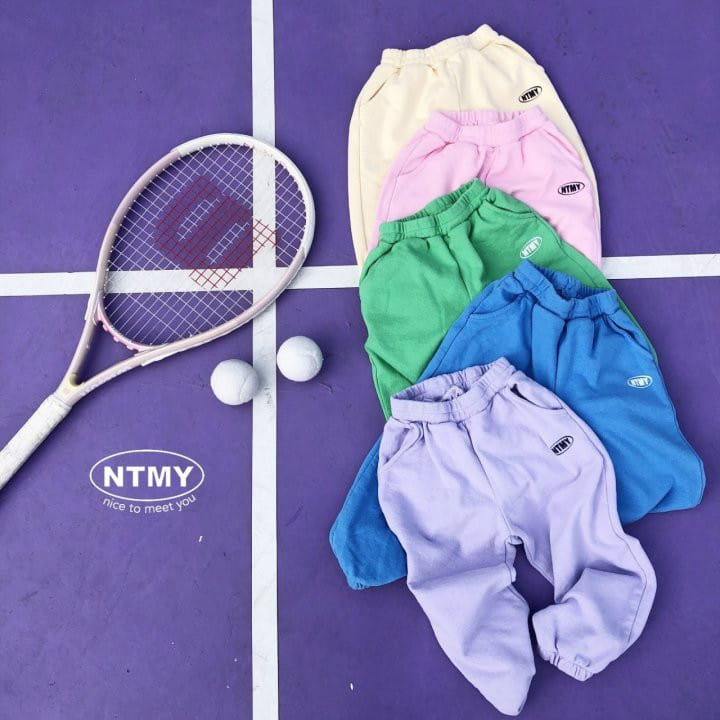 Nice To Meet You - Korean Children Fashion - #kidzfashiontrend - Color Jogger Pants
