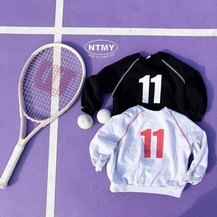Nice To Meet You - Korean Children Fashion - #littlefashionista - Eleven Sweatshirt