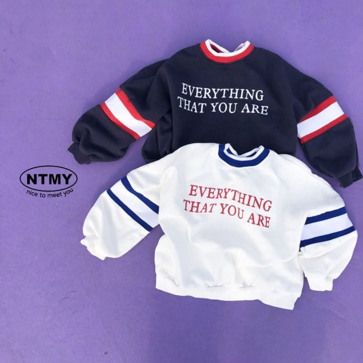 Nice To Meet You - Korean Children Fashion - #minifashionista - Everything Sweatshirt