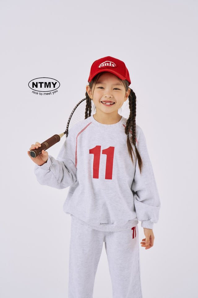 Nice To Meet You - Korean Children Fashion - #minifashionista - Eleven Sweatshirt - 4