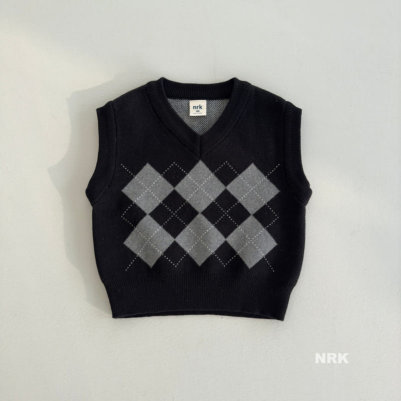 Nrk - Korean Children Fashion - #kidsshorts - C Argyle Vest - 3