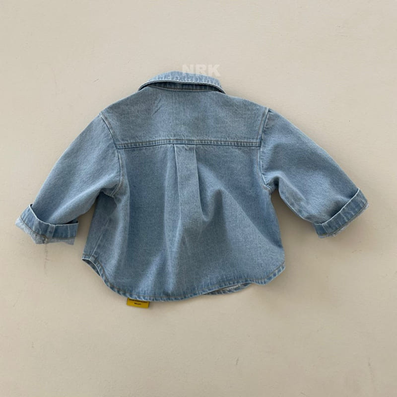 Nrk - Korean Children Fashion - #Kfashion4kids - Tape Denim Shirt - 4