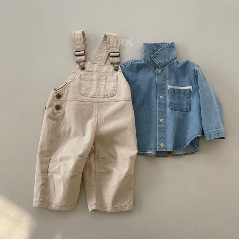 Nrk - Korean Children Fashion - #prettylittlegirls - Tape Denim Shirt - 7