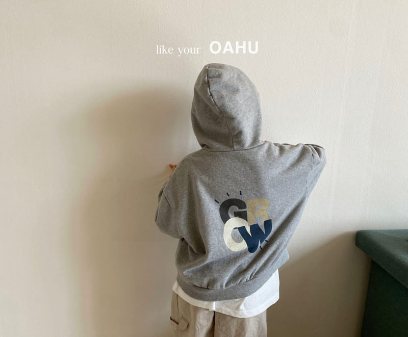 O'Ahu - Korean Children Fashion - #Kfashion4kids - Grow Hoody Zip Up - 9