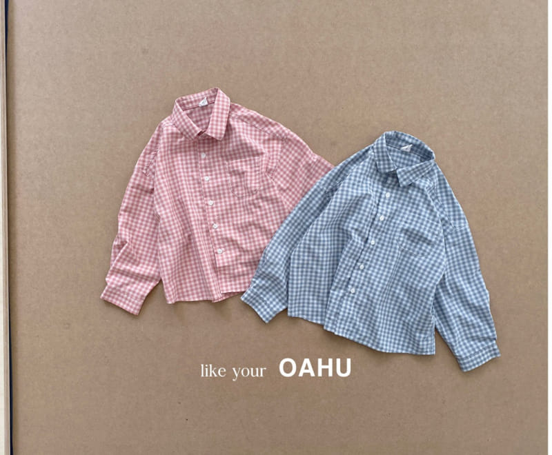 O'Ahu - Korean Children Fashion - #Kfashion4kids - Spring Check Shirt - 2