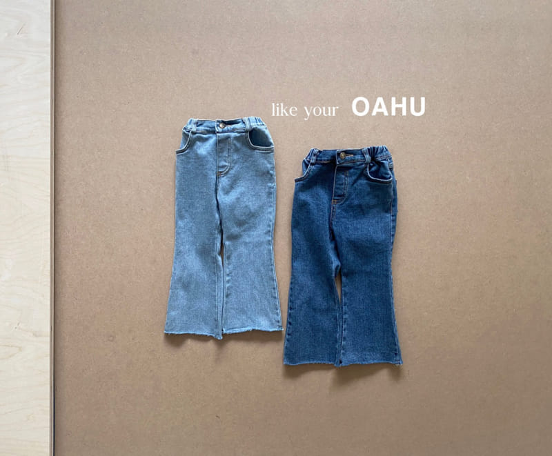 O'Ahu - Korean Children Fashion - #childofig - Riri Boots Cut Denim Pants - 2