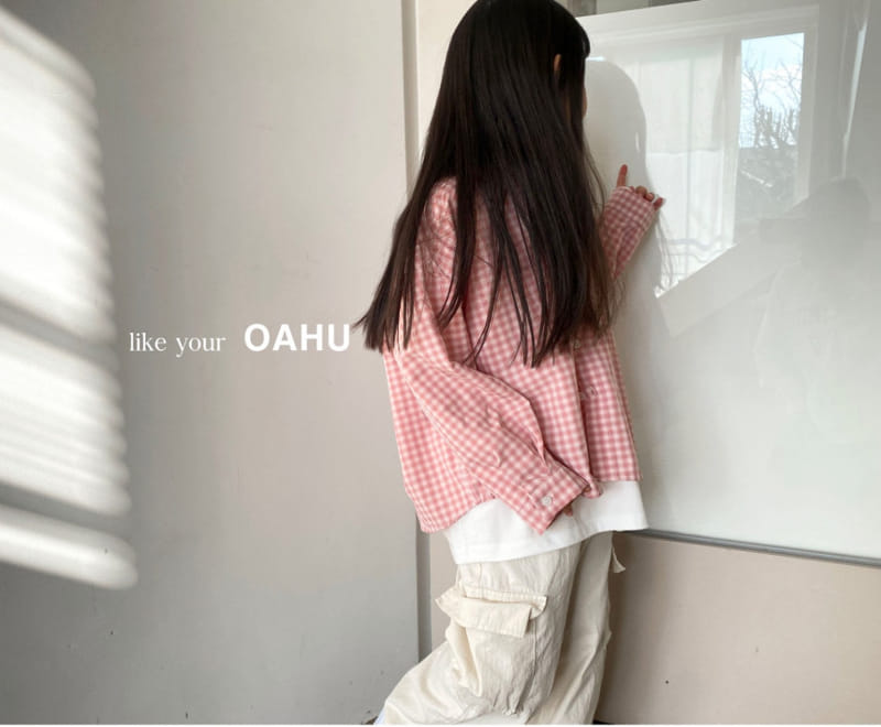 O'Ahu - Korean Children Fashion - #discoveringself - Spring Check Shirt - 11