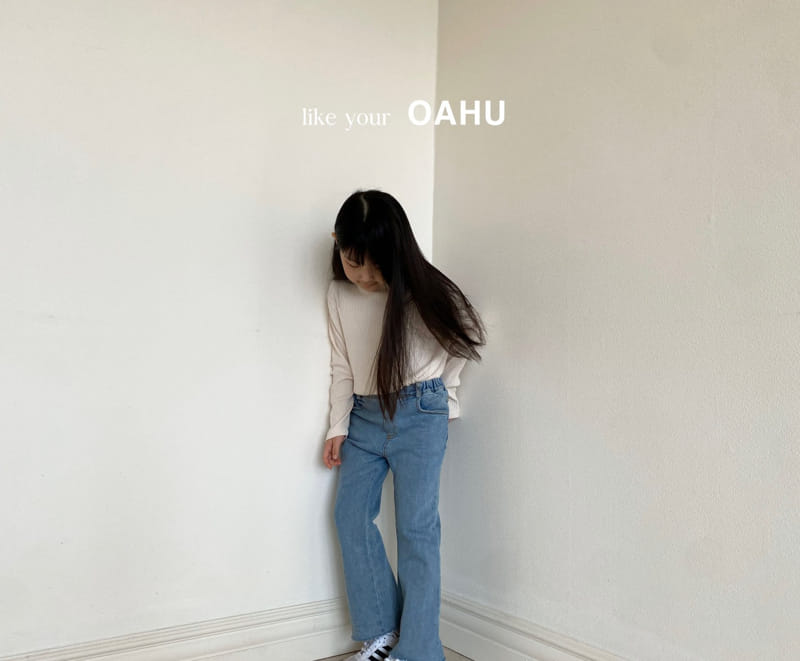 O'Ahu - Korean Children Fashion - #kidzfashiontrend - Riri Boots Cut Denim Pants - 9