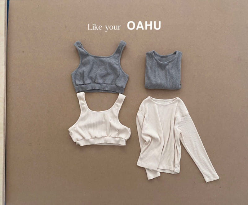 O'Ahu - Korean Children Fashion - #prettylittlegirls - Scoop Rib Tee