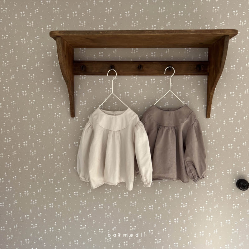 Oatmeal - Korean Children Fashion - #fashionkids - Klee Blouse