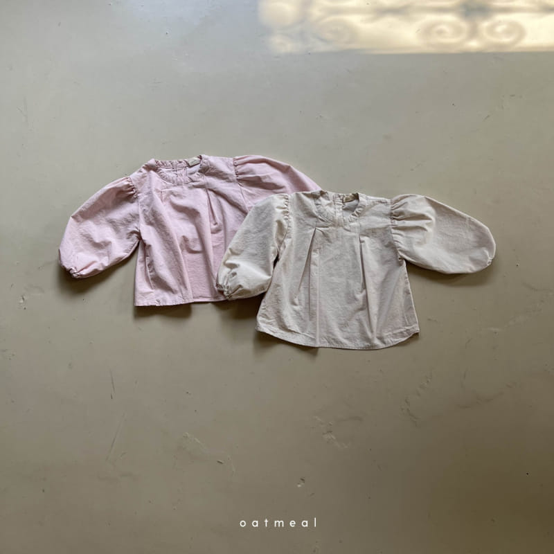 Oatmeal - Korean Children Fashion - #kidsshorts - Lovin Blouse