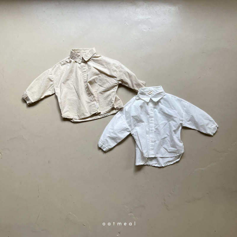 Oatmeal - Korean Children Fashion - #kidzfashiontrend - Moa Shirt Blouse