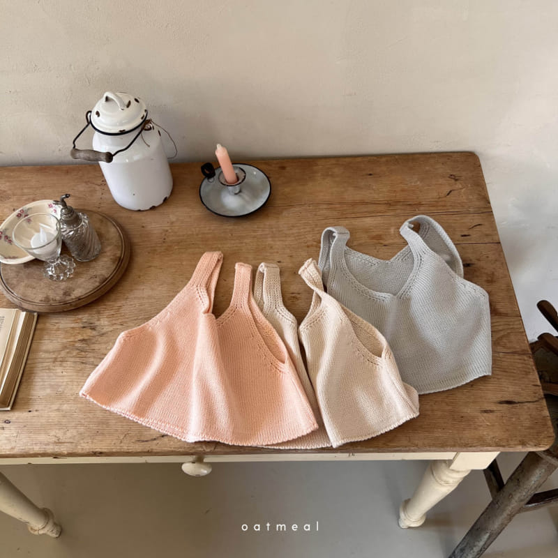 Oatmeal - Korean Children Fashion - #magicofchildhood - Wade Bustier