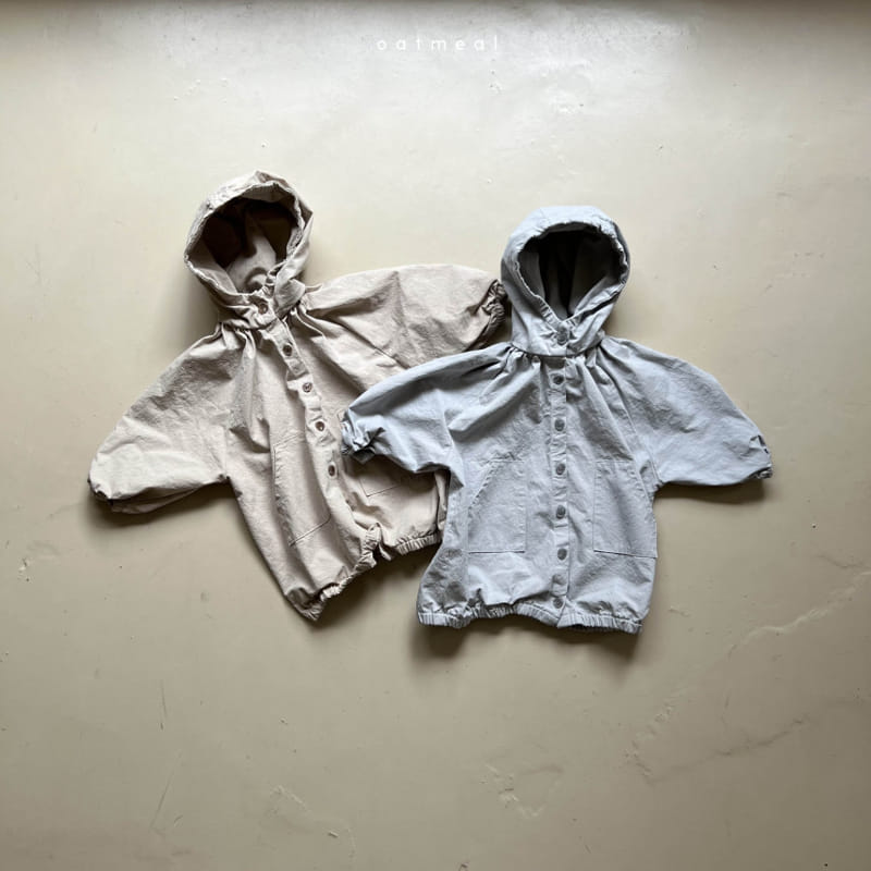 Oatmeal - Korean Children Fashion - #todddlerfashion - PP Shirring Jacket