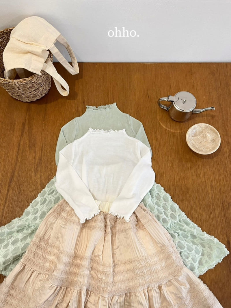 Ohho - Korean Children Fashion - #Kfashion4kids - Blossom Sha Skirt - 3