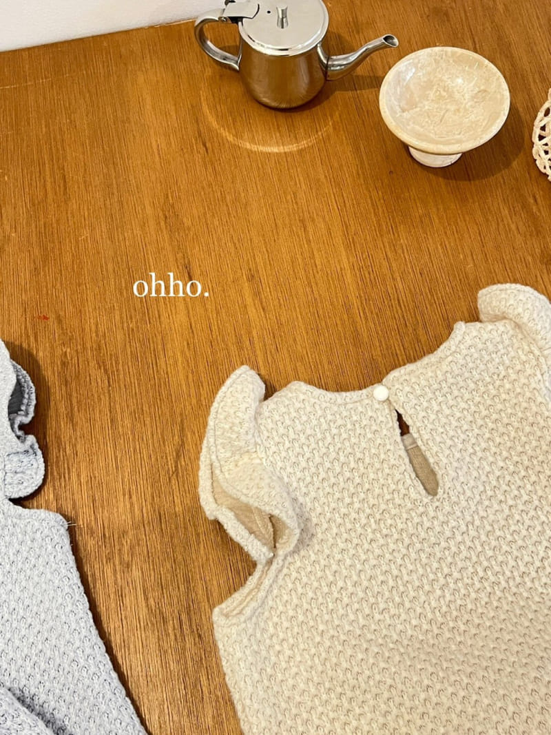 Ohho - Korean Children Fashion - #childrensboutique - Cozy Knit Vest - 9