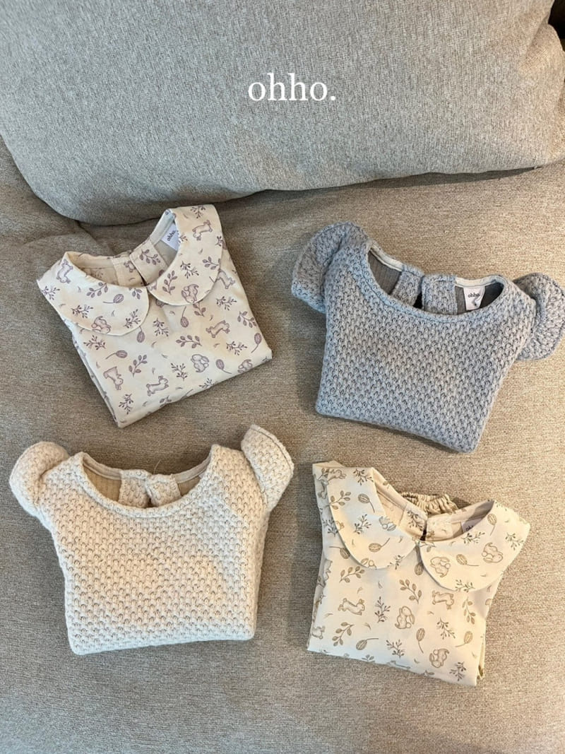 Ohho - Korean Children Fashion - #designkidswear - Cozy Knit Vest - 10