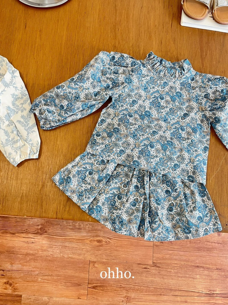 Ohho - Korean Children Fashion - #kidsshorts - French Blouse - 8