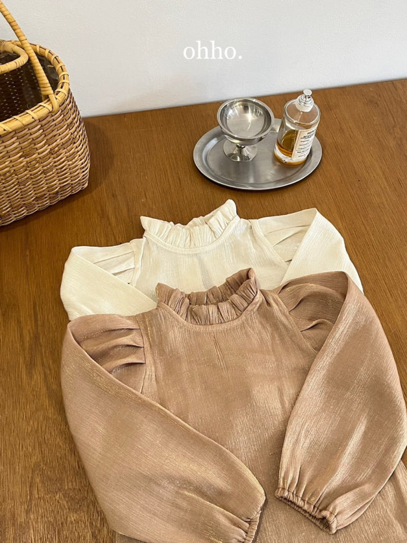 Ohho - Korean Children Fashion - #kidsshorts - Organza Blouse - 2