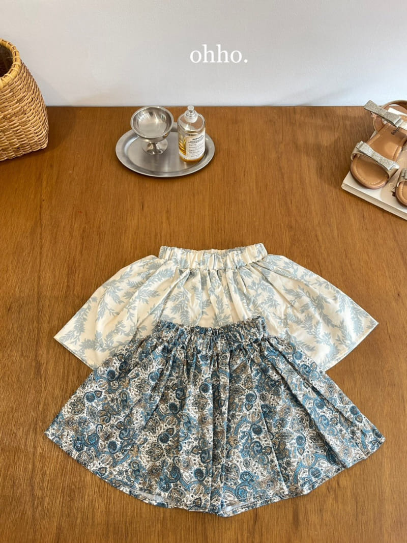 Ohho - Korean Children Fashion - #kidsstore - French Skirt Pants - 8