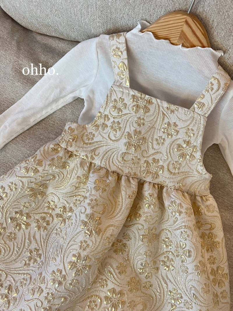 Ohho - Korean Children Fashion - #minifashionista - Loa Jacquard One-Piece