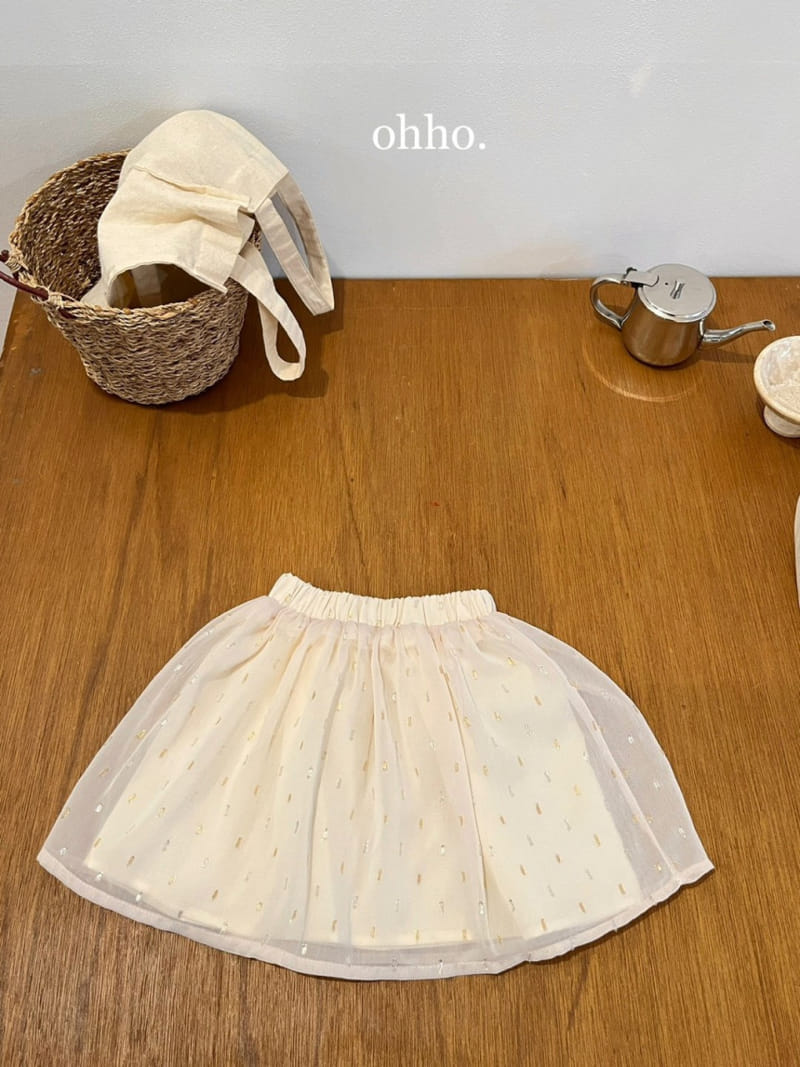 Ohho - Korean Children Fashion - #prettylittlegirls - Pe Ang Chiffon Skirt - 8