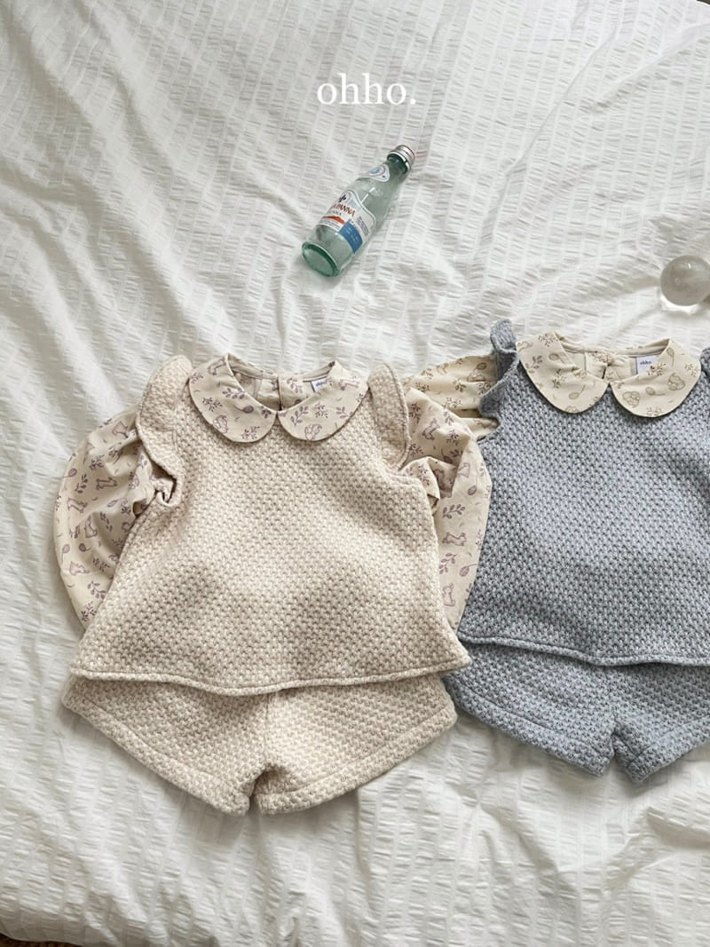 Ohho - Korean Children Fashion - #toddlerclothing - Cozy Knit Vest - 6