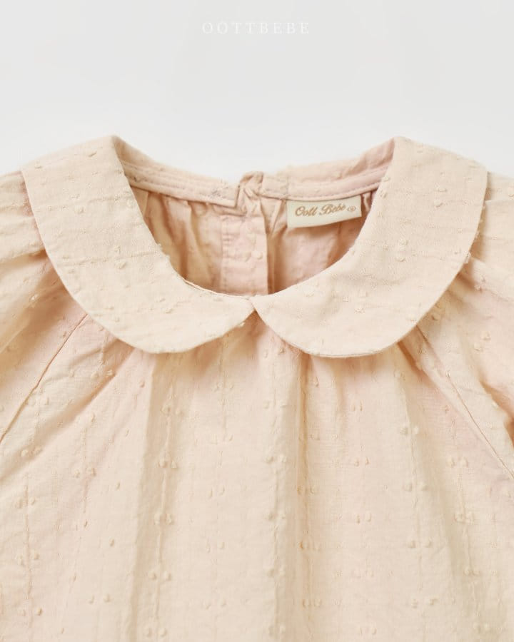 Oott Bebe - Korean Baby Fashion - #babyboutique - Petite Collar Body Suit - 10