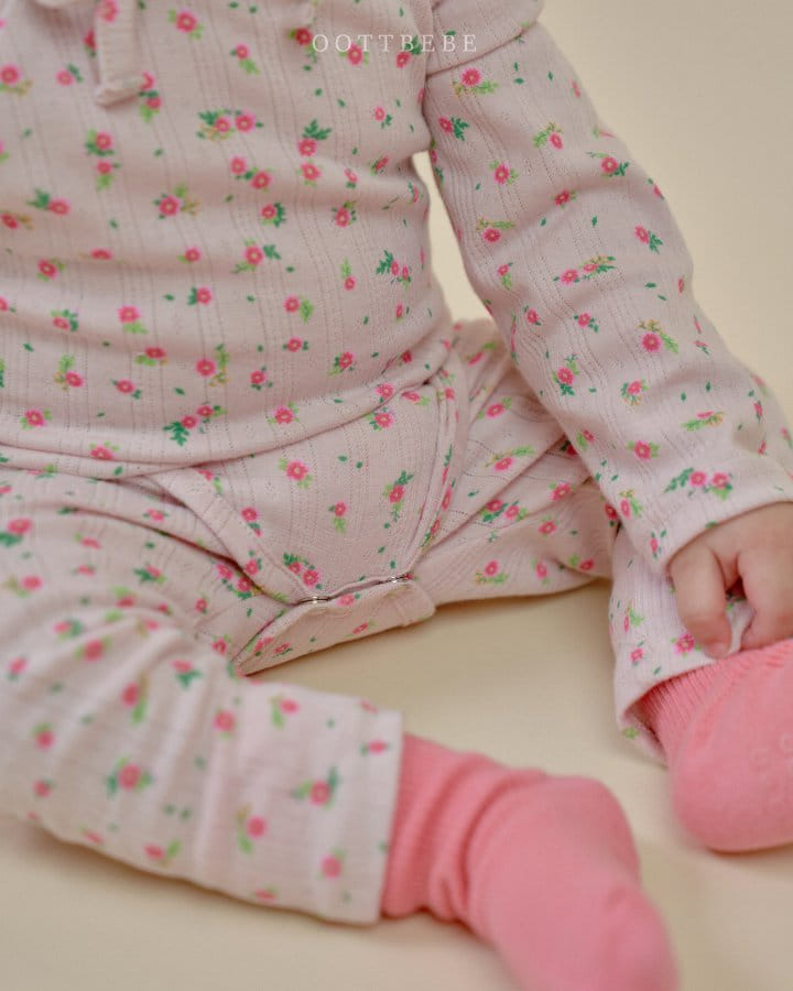 Oott Bebe - Korean Baby Fashion - #babyfever - Blossome 3 Piece Set - 3