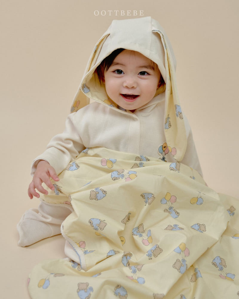 Oott Bebe - Korean Baby Fashion - #babylifestyle - Oott Balloon Reversible Blanket - 4