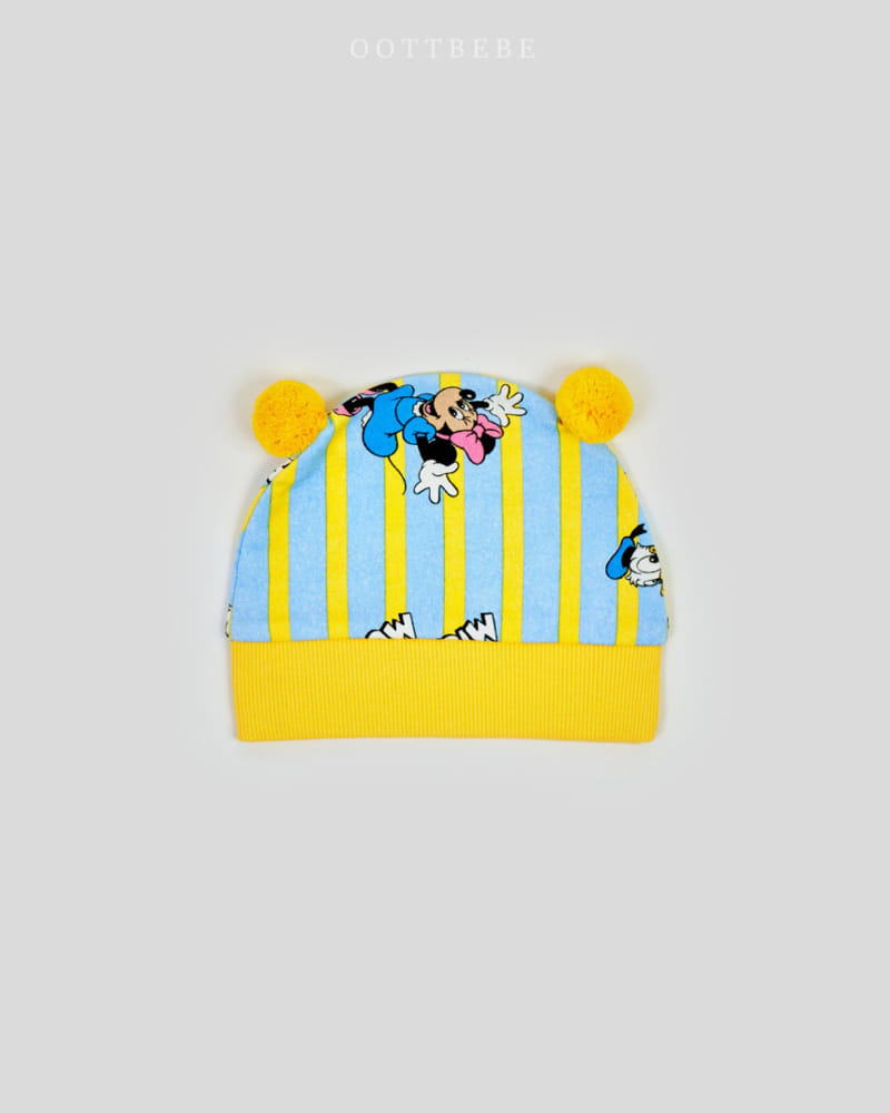 Oott Bebe - Korean Baby Fashion - #babyoutfit - World D Pom Pom Boonet - 4