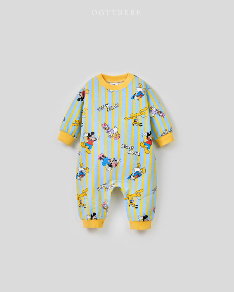 Oott Bebe - Korean Baby Fashion - #babyoutfit - World D Body Suit - 3