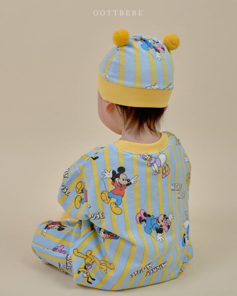 Oott Bebe - Korean Baby Fashion - #onlinebabyshop - World D Pom Pom Boonet - 7