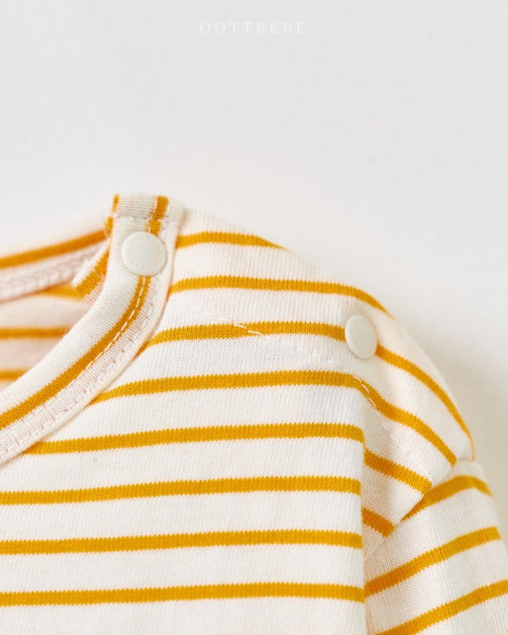 Oott Bebe - Korean Children Fashion - #childofig - Oott Land Piping Tee - 11