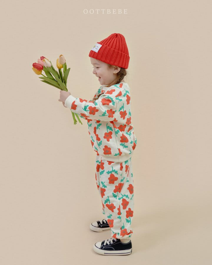 Oott Bebe - Korean Children Fashion - #childofig - Pansy Top Bottom Set - 8