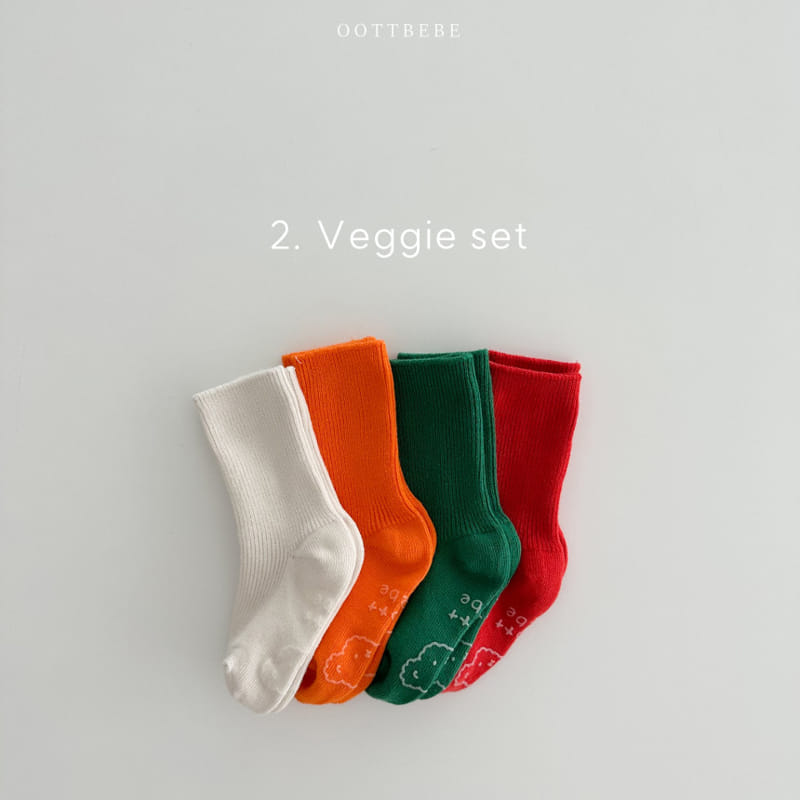 Oott Bebe - Korean Children Fashion - #childofig - Rainbow Socks - 3